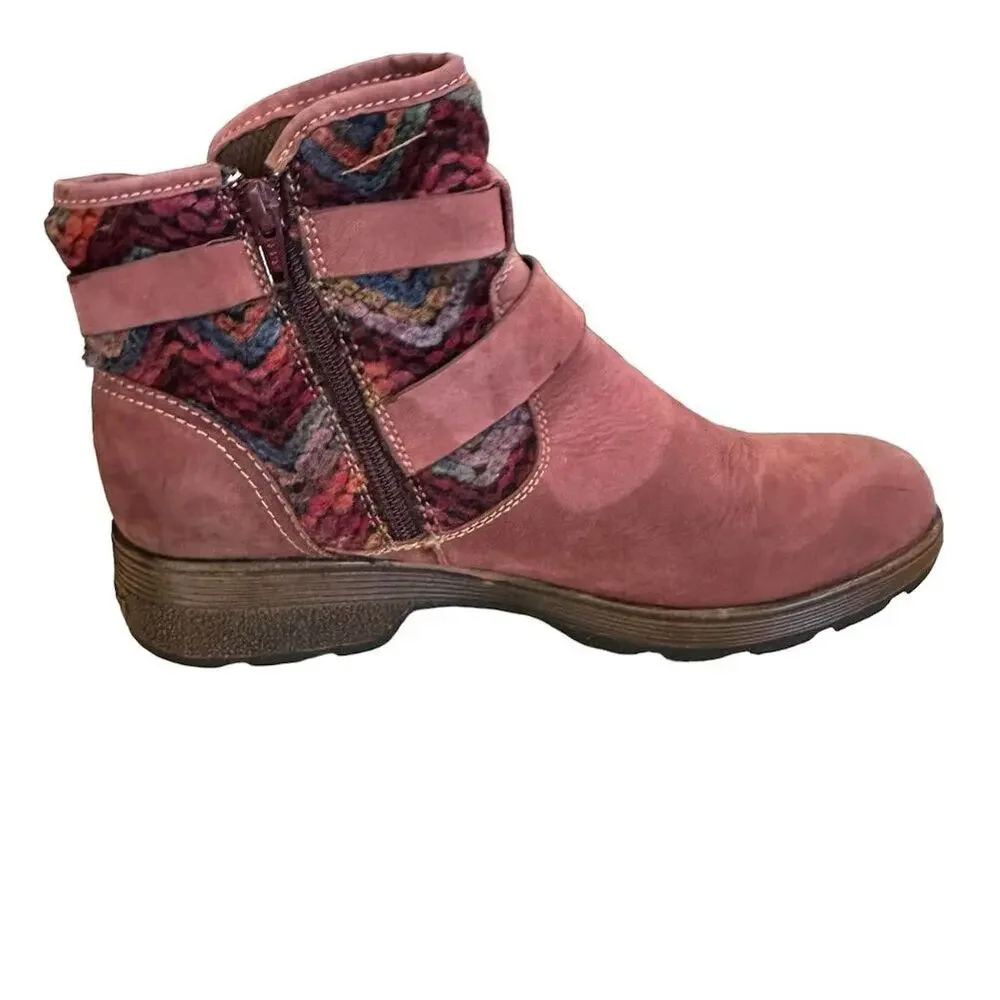 Bionica Women's Elba Ankle‎ Snow Boots Multicolor Size 10M Winter Casual